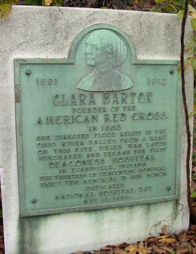 Deaconess Hospital Breast Center - Clara Barton Plaque