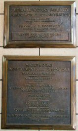 Waterworks North Addition Plaque