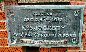 Plaque at Private Home